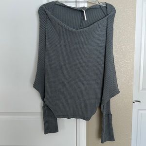 Free people waffle top